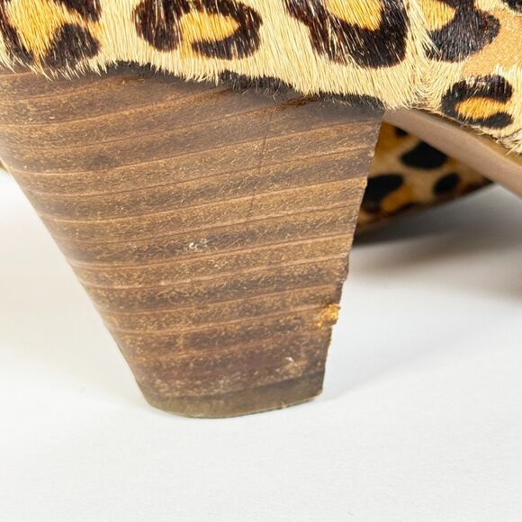 Steve Madden | Leopard Print Booties | Leather Upper Hair | Sz 7.5 - Picture 10 of 10